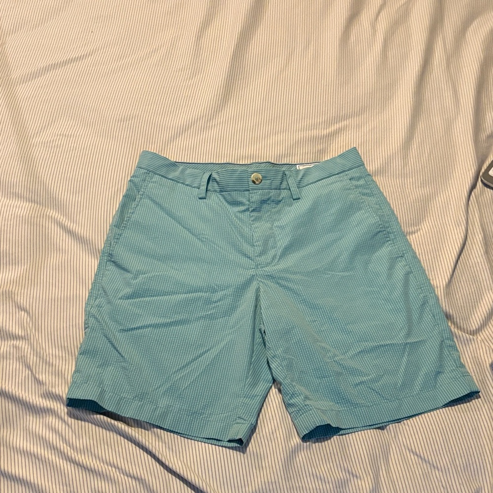 Southern Tide Light Blue Flat Front Men Shorts